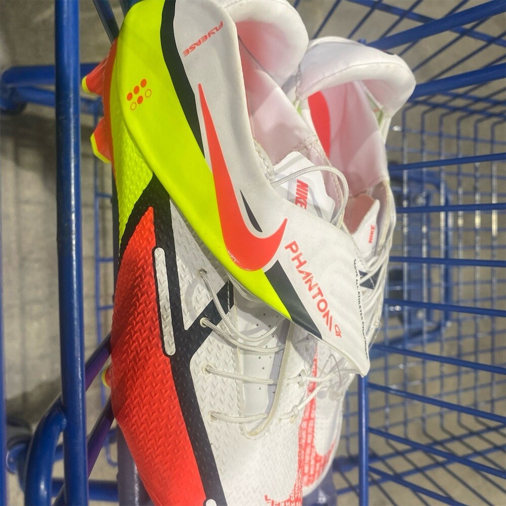 Nike Phantom GT2 Elite AG-PRO Soccer Cleats White Volt Crimson